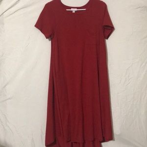 Lularoe Red Carly dress